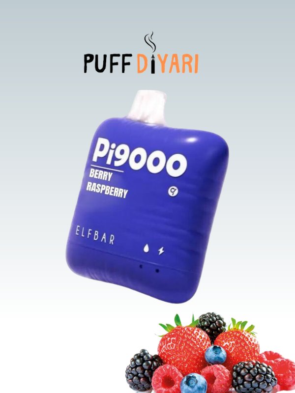 ELF BAR Pİ9000 PUFF DISPOSABLE VAPE KIT BERRY RASPBERRY